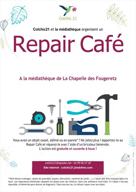 Repair café à la médiathèque au Pré vert Repair café à la médiathèque au Pré vert