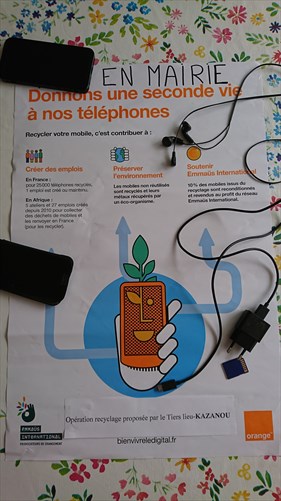 Téléphones portables pour recyclage