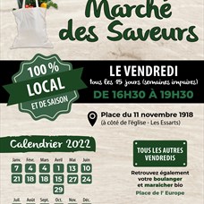 Affiche Marché des Saveurs ©Mairie d'Essarts en Bocage
