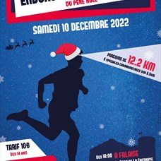 Affiche Enduro-Trail Nocturne du Père Noël ©Pont d'Ouilly Loisirs