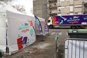 Déchèterie mobile, quartier Bellangerais Déchèterie mobile, quartier Bellangerais