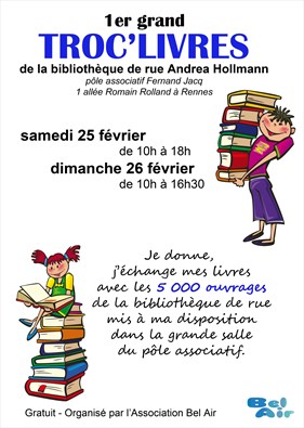 1er grand Troc’livres de l’association Bel Air 1er grand Troc’livres de l’association Bel Air