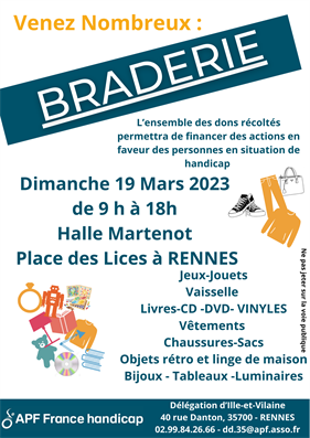 Braderie APF France handicap Braderie APF France handicap
