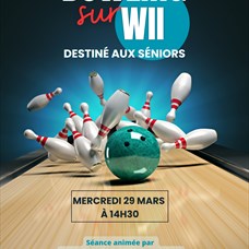 Bowling sur Wii ©Médiathèque Bains-sur-Oust