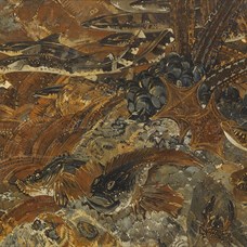 Mathurin Méheut, Faune des mers, 1931, huile sur toile ©Musée des Beaux-Arts de Brest