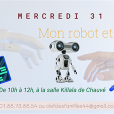 Bannière événement Mon robot et moi ©CLEF des Familles