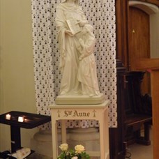 Statue de Sainte Anne à Camoël ©CR