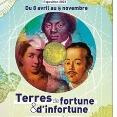 Affiche de l'exposition «Terres de fortune et d'infortune» ©Elodie Hénaff