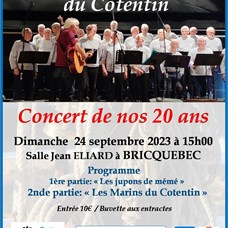 affiche du Concert ©Marins du Cotentin
