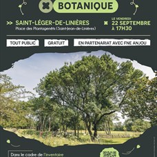 Affiche rallye botanique - Saint-Jean-de-Linières - 22.09.23 ©Angers Loire Métropole