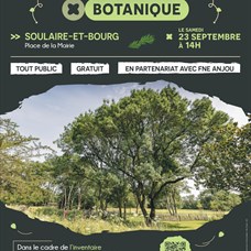 Affiche rallye botanique_Soulaire-et-Bourg_23.09.23 ©Angers Loire Métropole