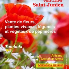 Marché de Printemps 2024 ©Association «Les Amis des Fleurs de st-Junien»