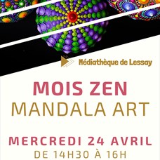 Mandala Art ©Médiathèque de Lessay