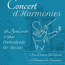 Affiche concert à 2 harmonie ©C. DOUSSELIN