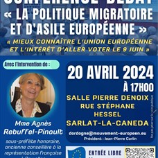Conférence La politique migratoire et d'asile européenne ©