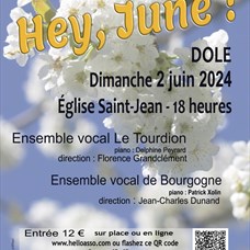 Concert Hey June - 2 juin  à 18h ©Le Tourdion