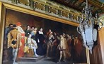 La restauration du grand tableau d'Alfred Johannot ©Château-Musée Louis-Philippe