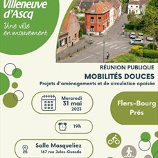 Réunion publique : mobilités douces - Flers-Bourg / Les Prés ©