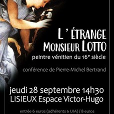 L'étrange Monsieur Lotto , peintre vénitien du 16ème siècle ©Pierre-Michel Bertrand