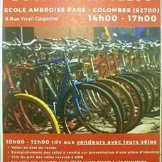 Bourse à vélos à Colombes ©