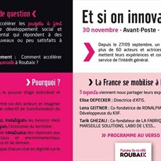 Et si on innovaiX : le 30 novembre, on STOP ou on START ? ©ville de Roubaix