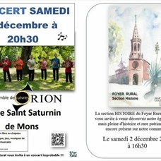 Histoire de l’église de Mons et concert de cuivres - Samedi 2 décembre ©