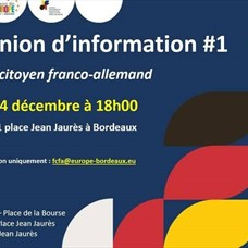Réunion d'information #1 - Fond Citoyen Franco Allemand ©
