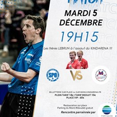 SPO Rouen Tennis de table / Montpellier ©