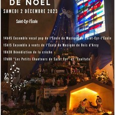 Marché de Noël  et crèche monumentale - Saint Cyr l'Ecole  2 décembre ©